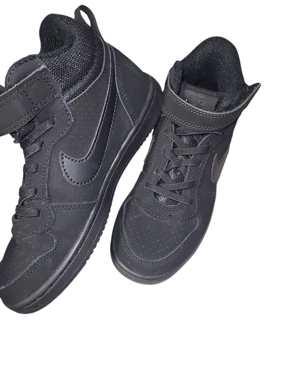 Nike Kids' Black High-Top Athletic Shoes